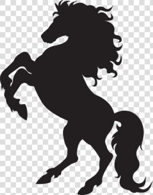 Cowboy Svg Horse Stencil   Horse Vector  HD Png Download