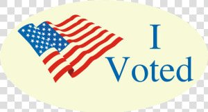 Emory Students Engage In Election   Transparent I Voted Sticker Png  Png Download