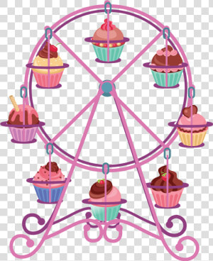 Ferris Wheel Cartoon  HD Png Download