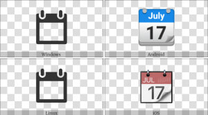 Tear off Calendar On Various Operating Systems  HD Png Download
