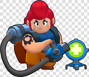 Transparent Bullet Hit Png   Brawl Stars Brawlers  Png Download