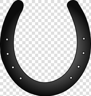 Horseshoes Silhouette Clip Art   Horse Shoe Clipart  HD Png Download