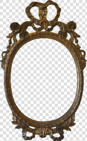 Image Transparent Antique Hand Carved Italian Bow Oval   Old Mirror Hand  HD Png Download