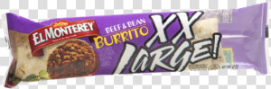 El Monterey Burrito Xxl Beef Bean  HD Png Download