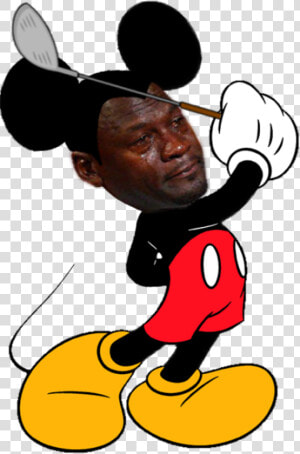 Crying Jordan Face Png   Mickey Mouse Meme Face  Transparent Png