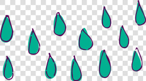 Drawing Raindrops Cartoon   Cartoon Raindrops Transparent Background  HD Png Download