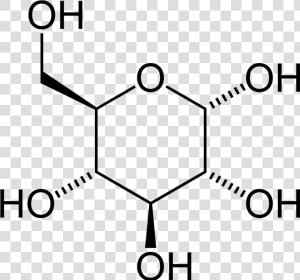 Alpha D Glucose 2d Skeletal Hexagon   D Glucono Δ Lactone  HD Png Download