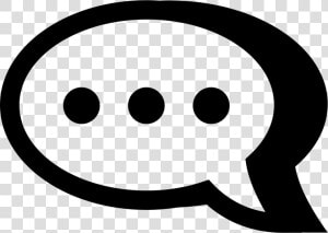 Three Dots In A Speech Bubble Svg Png Icon Free Download   Speech Bubble Dot Dot Dot  Transparent Png