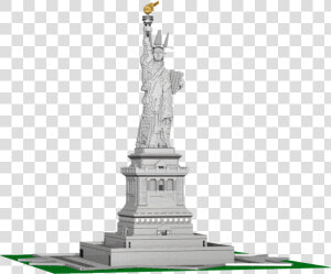 Custom Lego Building Statue Of Liberty Statue   Lego Statue Of Liberty Png  Transparent Png