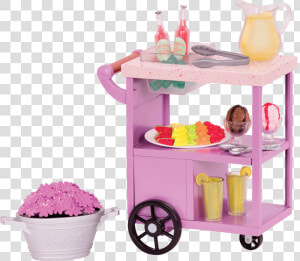 Detail Of Accessories   Our Generation Food Trolley  HD Png Download