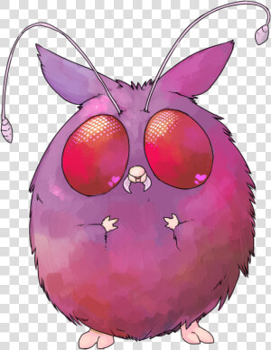 “ A Mega sparkly Venonat Because They Deserve The Sparkle   Cartoon  HD Png Download