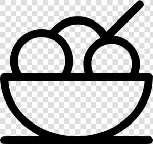 Ice Cream Bowl   Ice Cream Bowl Icon  HD Png Download