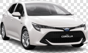 Toyota Corolla Hybrid White Sedan  HD Png Download