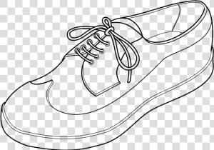 Golf Shoe   Shoe Clipart Black And White  HD Png Download