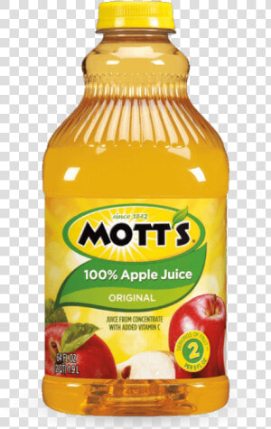 Mott  39 s Apple Juice 64 Oz  HD Png Download