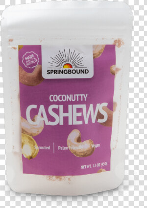 Springbound Nutz   Coconutty Cashews   Cosmetics  HD Png Download