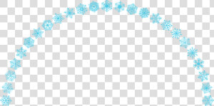 Snowflakes Png   Transparent Snowflake Border Circle  Png Download