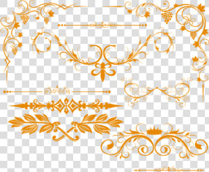 Wedding Border Png   Wedding Border Line Gold  Transparent Png