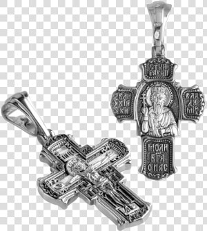 Orthodox Cross Pendant In Silver   Locket  HD Png Download