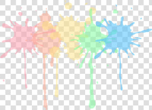 Rainbow Paint Paintslatter Dripping Splatter Freetoedit   Illustration  HD Png Download