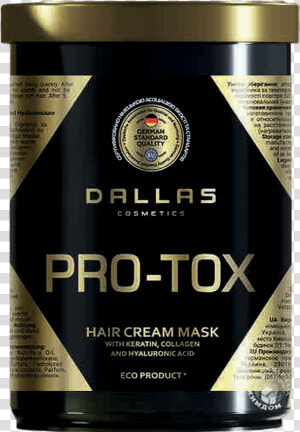 Маска Для Волос Dallas Pro Tox  HD Png Download