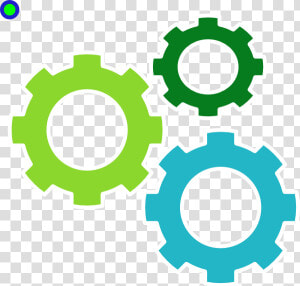 Gears greens Clip Art At Clke   Department Of Civil Engineering Logo  HD Png Download