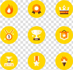 Essential Set   Yellow Icons  HD Png Download