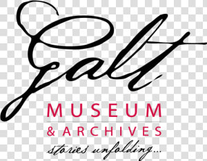 Galt Museum Logoartboard 1   Galt Museum  amp  Archives  HD Png Download