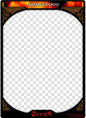 Trading Card Game Template   Card Game Template Png  Transparent Png