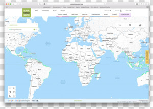 Gmw On Gfw   Global Map Of Deforestation  HD Png Download