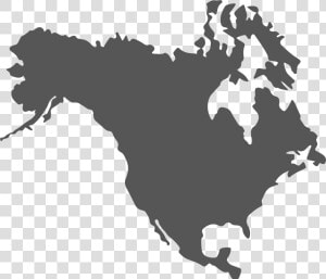 Usa   Canada   North America Png Map  Transparent Png