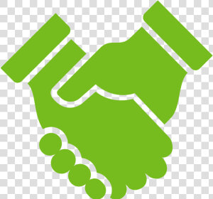 Transparent Hand Shake Clipart   Shake Hand Logo Green  HD Png Download