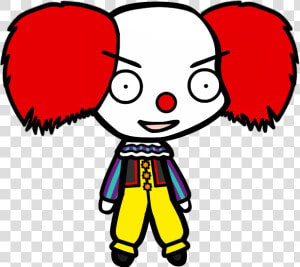 Pennywise Clown Clipart 6 By Kevin   Cartoon Picture Of Pennywise  HD Png Download