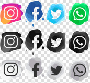 Social Media Marketing   Transparent Background Social Media Icons Png  Png Download