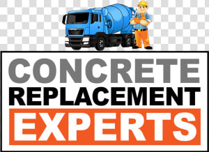 Concrete Replacement Experts Logo   Commercial Vehicle  HD Png Download