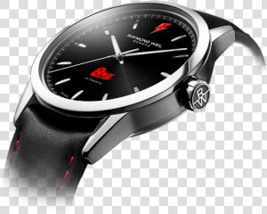 Side View Of The David Bowie Automatic Watch With Black   2018 Raymond Weil Watches  HD Png Download