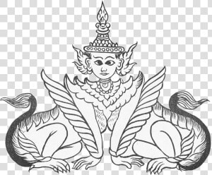 Manokthiha   Southeast Asian Arts Drawing  HD Png Download