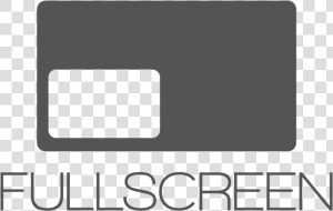 Fullscreen Black Square Logo   Fullscreen Mcn  HD Png Download