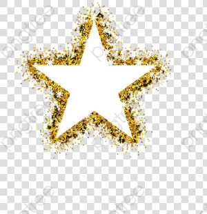 Gold Five Pointed Star   Relógio Mondaine Prata Feminino Com Pulseira  HD Png Download