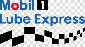 Transparent Mobil 1 Logo Png   Mobil 1 Lube Express Logo  Png Download