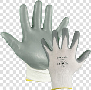 Nitrile Gripper Glove Lite   Leather  HD Png Download