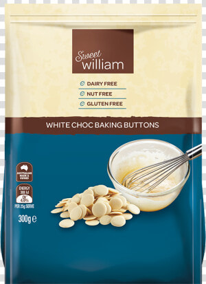 Sweet William White Choc Baking Buttons  HD Png Download