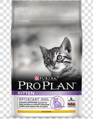 Kitten With Optistart Kitten Food   Pro Plan Kitten Chicken  HD Png Download