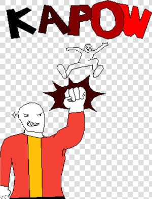 Kapow   Cartoon   Cartoon  HD Png Download