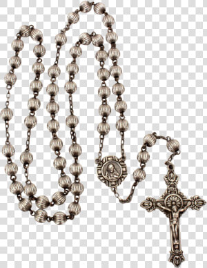 Sterling Hill Mark Rosary With Sterling Crucifix  amp    Christian Cross  HD Png Download