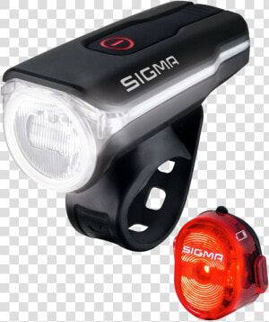 Sigma Aura 60 Front Light  amp  Nugget Ii Rear Light Set  HD Png Download