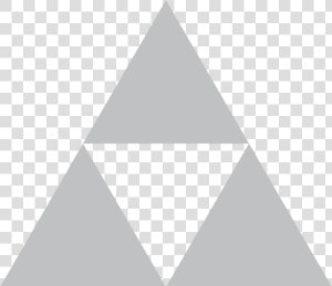 Triforce Png White Collection Of Free Transparent   Gray Triforce Png  Png Download