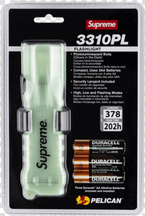 Supreme Pelican 3310pl Flashlight Ss   Supreme Pelican 3310pl Flashlight Glow In The Dark  HD Png Download