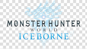 Logo Monster Hunter World Iceborne  HD Png Download