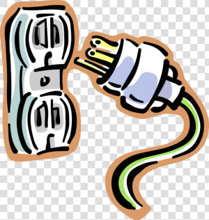 Vector Illustration Of North American 110 Volts Electrical   Clip Art  HD Png Download